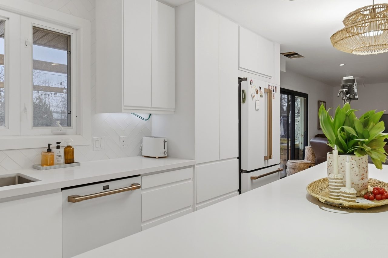 Kitchen and pantry flow finished by Koenig Painting and Design
